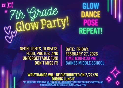 7th grade Glow Party 26
